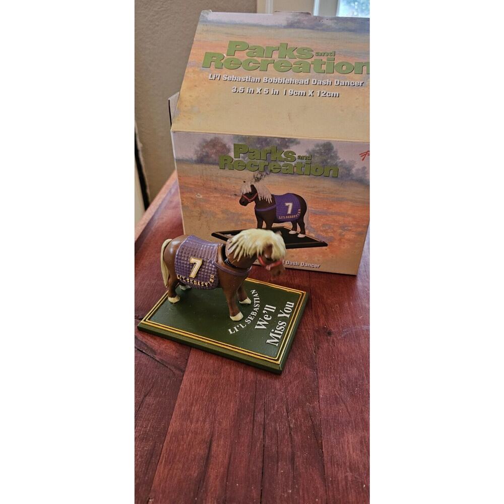 Parks And Recreation TV NBC Lil Sebastian bobblehead
